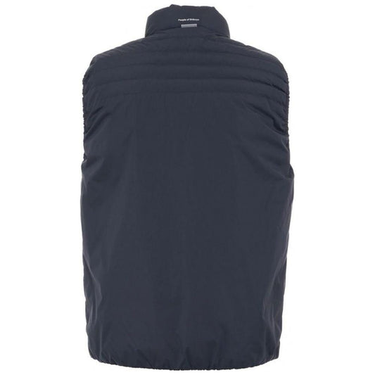 People Of Shibuya Sleek Blue Puffer Vest for a Modern Look People Of Shibuya Dark Slate Gray
