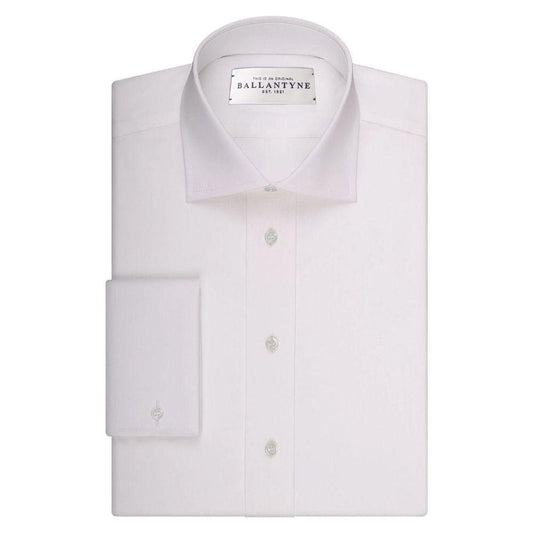 Ballantyne White Cotton Men's Shirt Ballantyne Light Gray