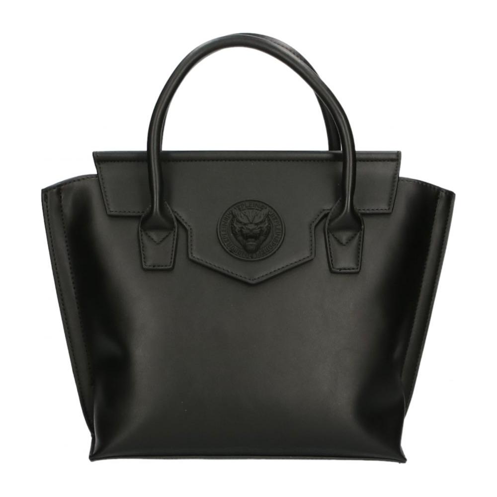 Plein Sport Elegant Black Magnetic Handbag