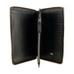 Cavalli Class Sophisticated Brown Leather Wallet MAN WALLETS Cavalli Class Black