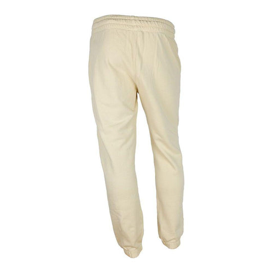 Diego Venturino Beige Cotton Men's Track Pant Diego Venturino Light Gray