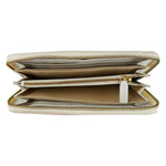 Cavalli Class White Calfskin Women Wallet WOMAN WALLETS Cavalli Class Dim Gray
