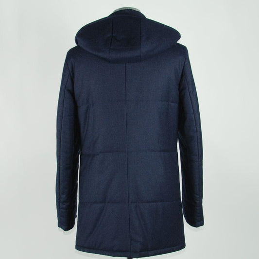 Made in Italy Elegant Italian Wool-Cashmere Men's Jacket Made in Italy Light Gray