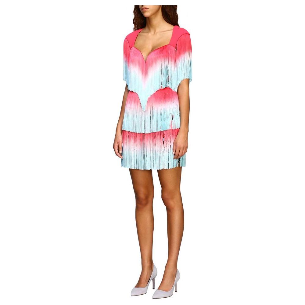 Elisabetta Franchi Pink Polyester Women Dress EL-8280-IT40|S