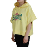 Dsquared² Yellow Logo Print Cotton Hoodie Sweatshirt Sweater TSH83466-38