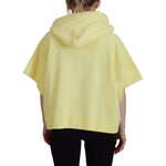 Dsquared² Yellow Logo Print Cotton Hoodie Sweatshirt Sweater TSH83466-38