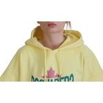 Dsquared² Yellow Logo Print Cotton Hoodie Sweatshirt Sweater TSH83466-38