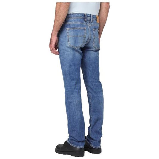 Tramarossa Blue Cotton Men's Jeans Tramarossa Dim Gray