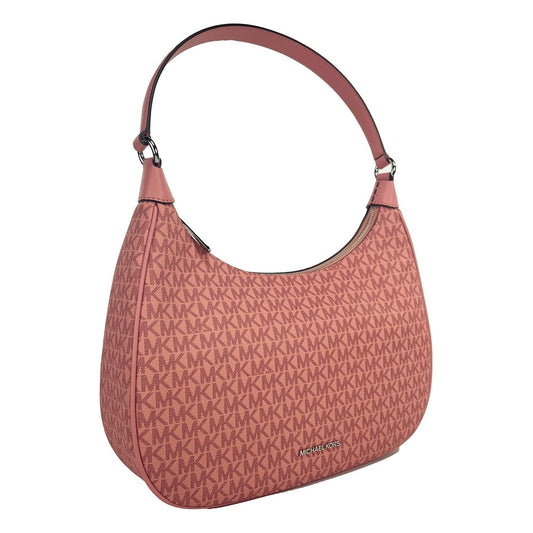 Michael Kors Cora Large Primrose Shoulder Crossbody Bag Purse Michael Kors Rosy Brown