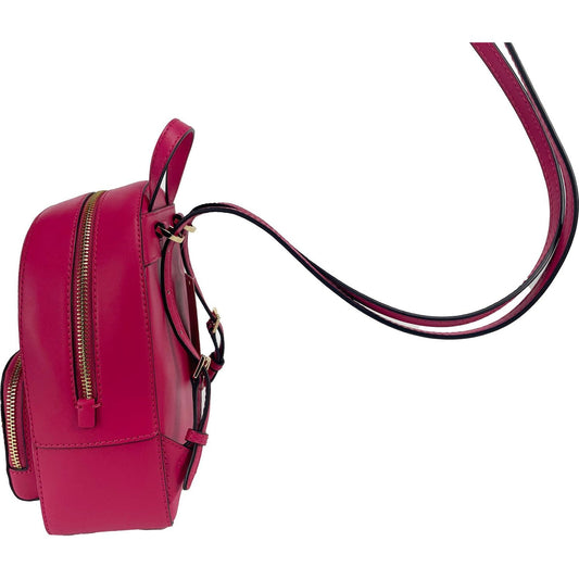Michael Kors Jaycee Mini XS Pebbled Leather Zip Pocket Backpack Bag Michael Kors Brown