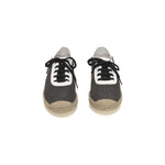 Cerruti 1881 Black Calfskin Men Sneaker Cerruti 1881 Dark Slate Gray