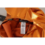 Dolce & Gabbana Metallic Orange Sleeveless Sheath Dress DR28270-40