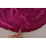 Dolce & Gabbana Sheath Mermaid Fuchsia Silk Stretch Gown Dress DR28670