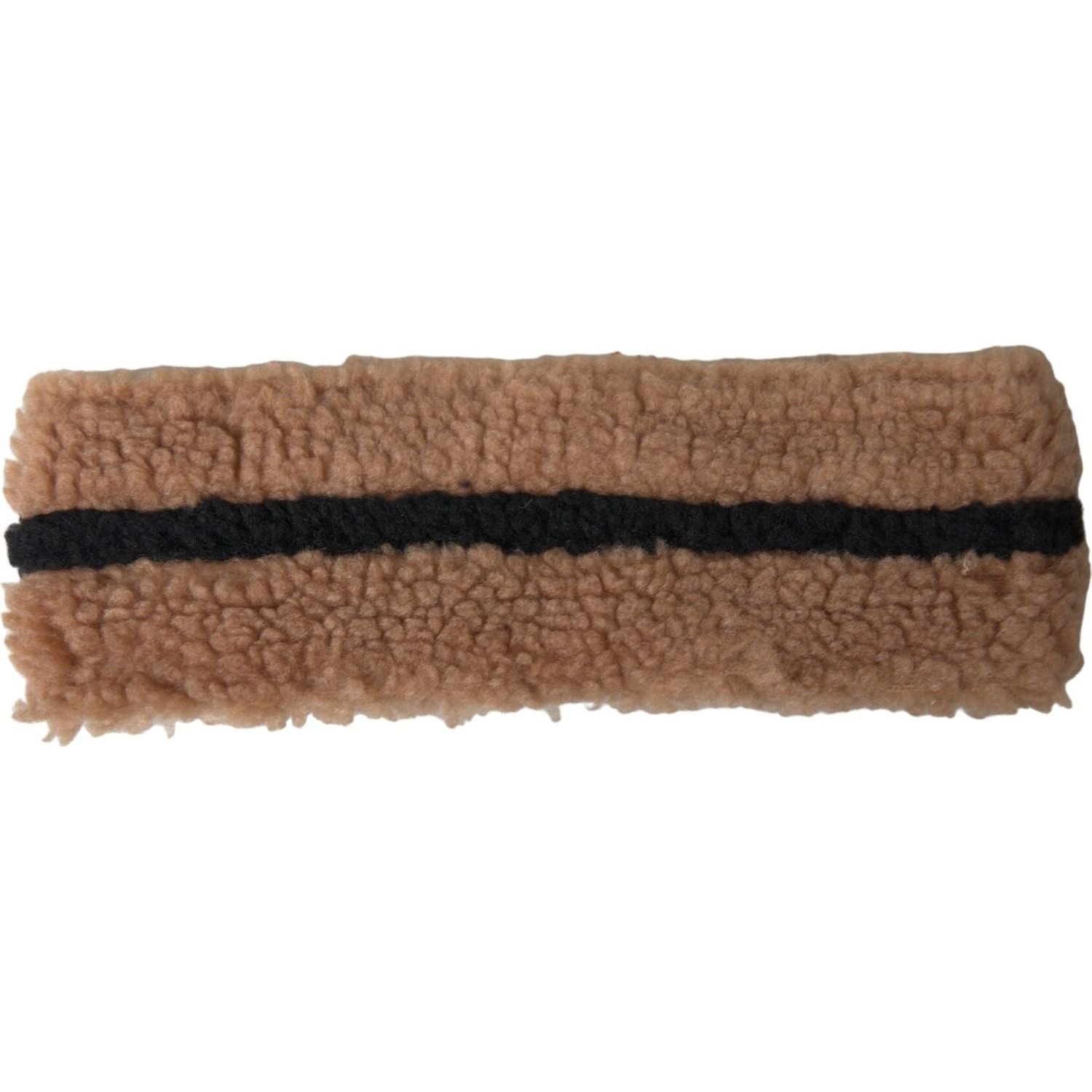 قبعة من الصوف البني والأسود من دولتشي آند غابانا للرجال