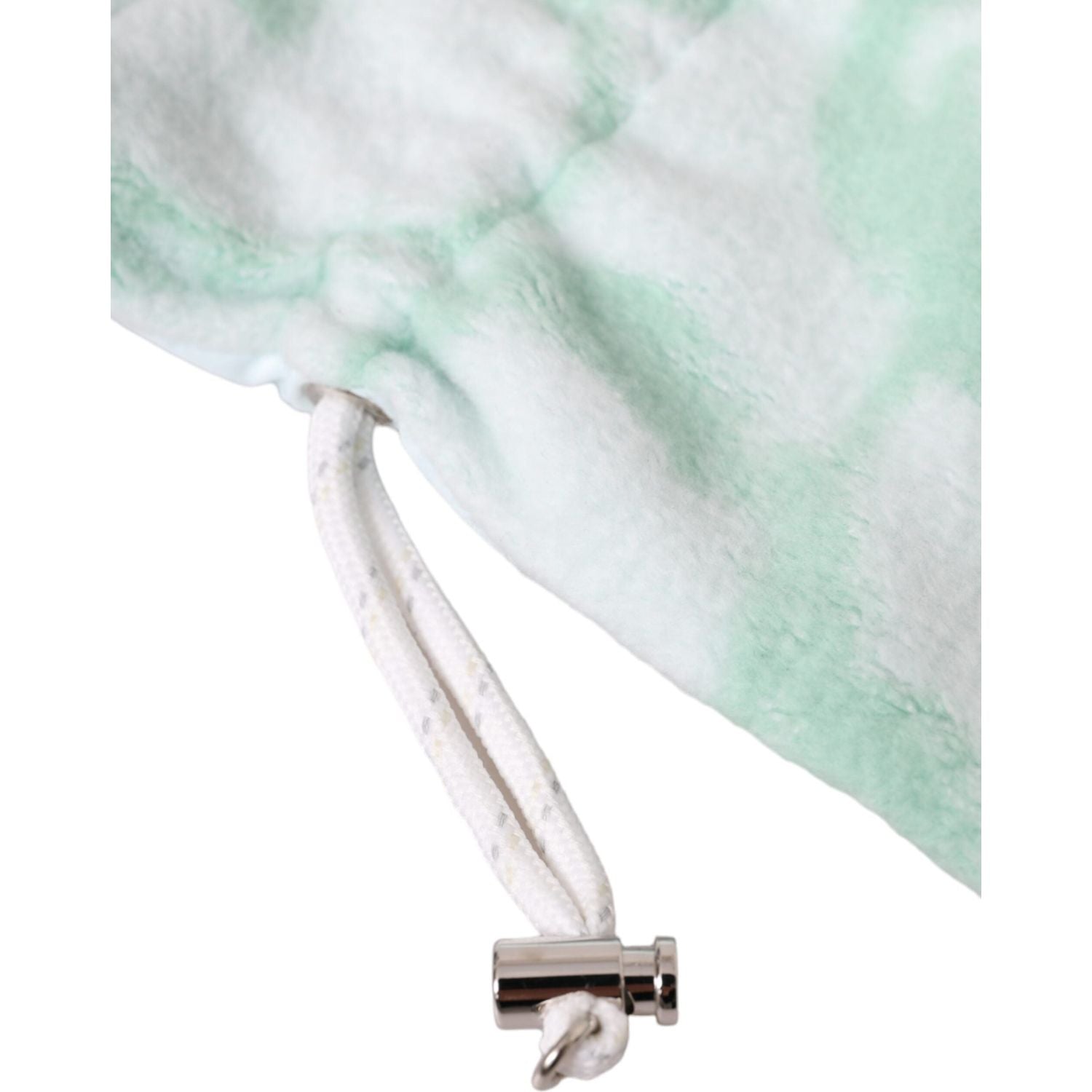 قفازات دولتشي آند غابانا المصنوعة من النايلون والصوف باللون الأبيض بطول المعصم