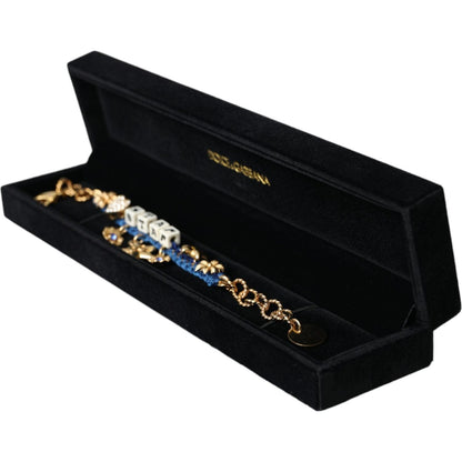 Dolce & Gabbana Gold Tone Brass Chain Star Fashion Bracelet Bracelet
