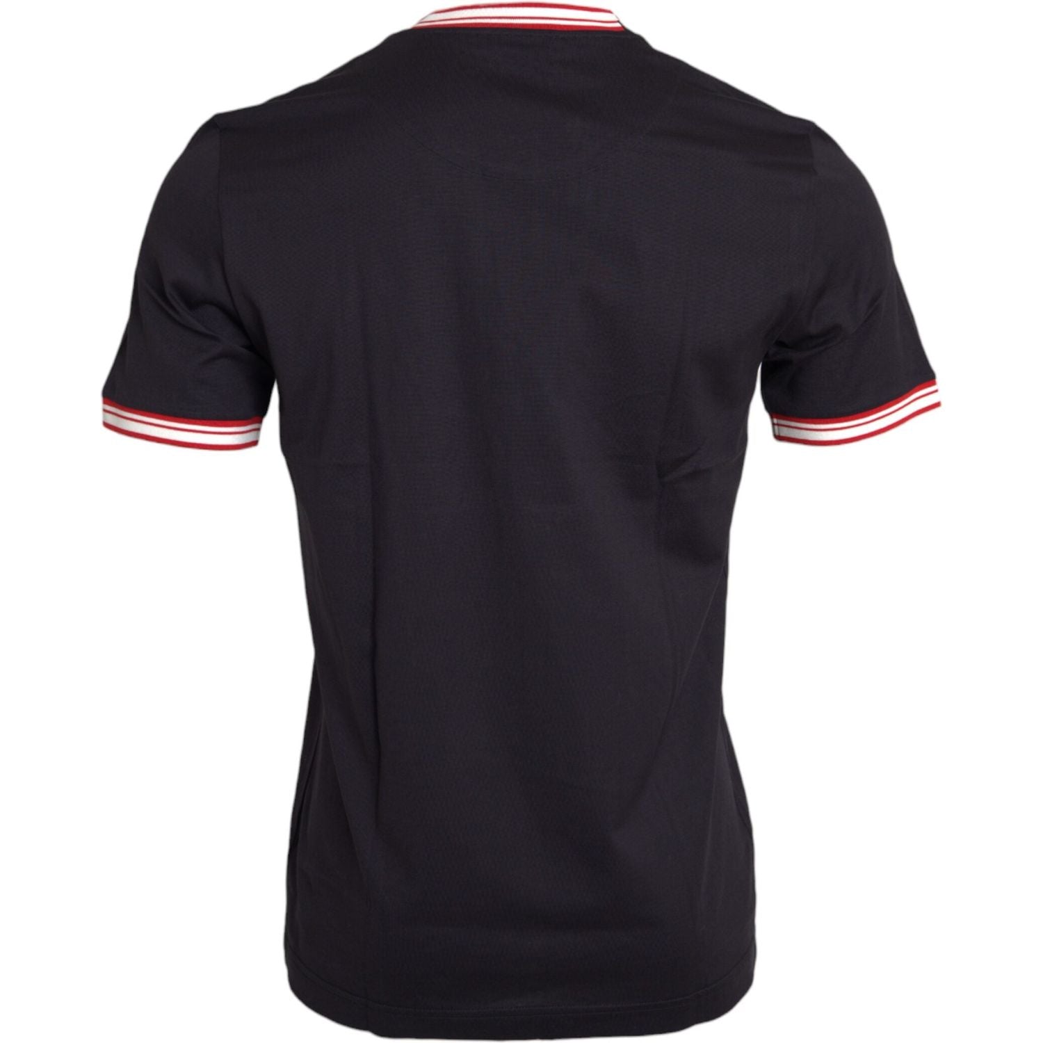 تي شيرت دولتشي آند غابانا قطني أسود بطبعة عام الخنزير 2019