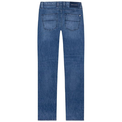 Tramarossa Blue Cotton Men Jeans