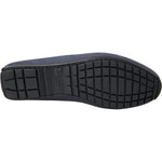 Dolce & Gabbana Blue Calf Leather Slip On Moccasin Shoes MV5690-41.5