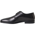 Dolce & Gabbana Black Leather Derby Formal Dress Men Shoes MV5699-39