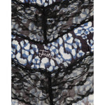 Just Cavalli Blue Floral Lace Long Sleeves Top Underwear Blouse TSH83365-42