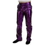 Dolce & Gabbana Purple Shining Men Casual Pants PAN74275-44