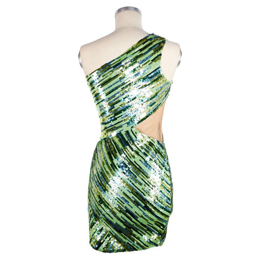 Elisabetta Franchi Green Polyamide Women Dress EL-8376-IT38|XS