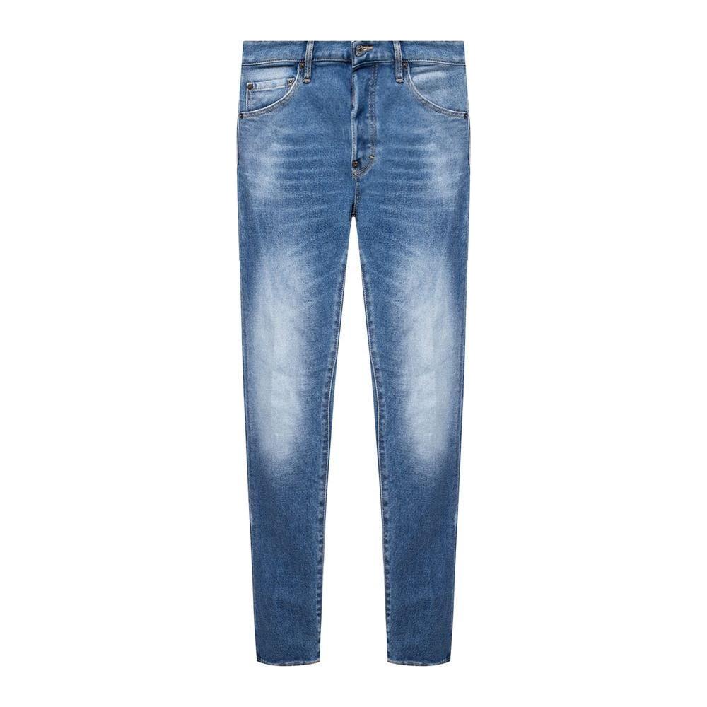 بنطلون جينز رجالي من القطن باللون الأزرق من Dsquared²
