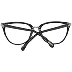 Lozza Black Unisex Glasses Frame, full-rim black plastic design with 52mm lens width, 40mm height, 18mm bridge, 135mm temples, includes branded case.