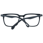 Lozza Black Men Glasses Frame with plastic rectangle full-rim style, spring hinge, 51-18-140 size, and demo lenses.