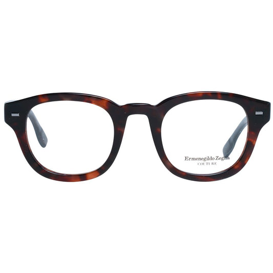 Ermenegildo Zegna Brown Men Optical Frames ER-1038897