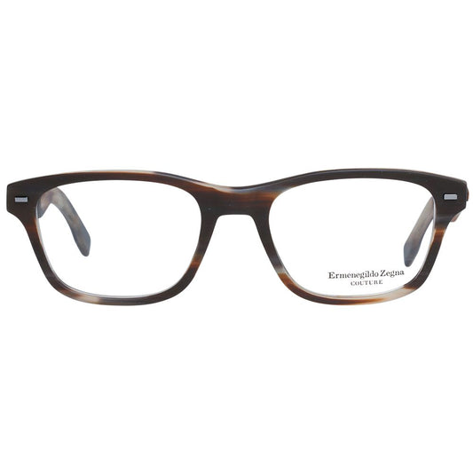 Ermenegildo Zegna Brown Men Optical Frames ER-1038912
