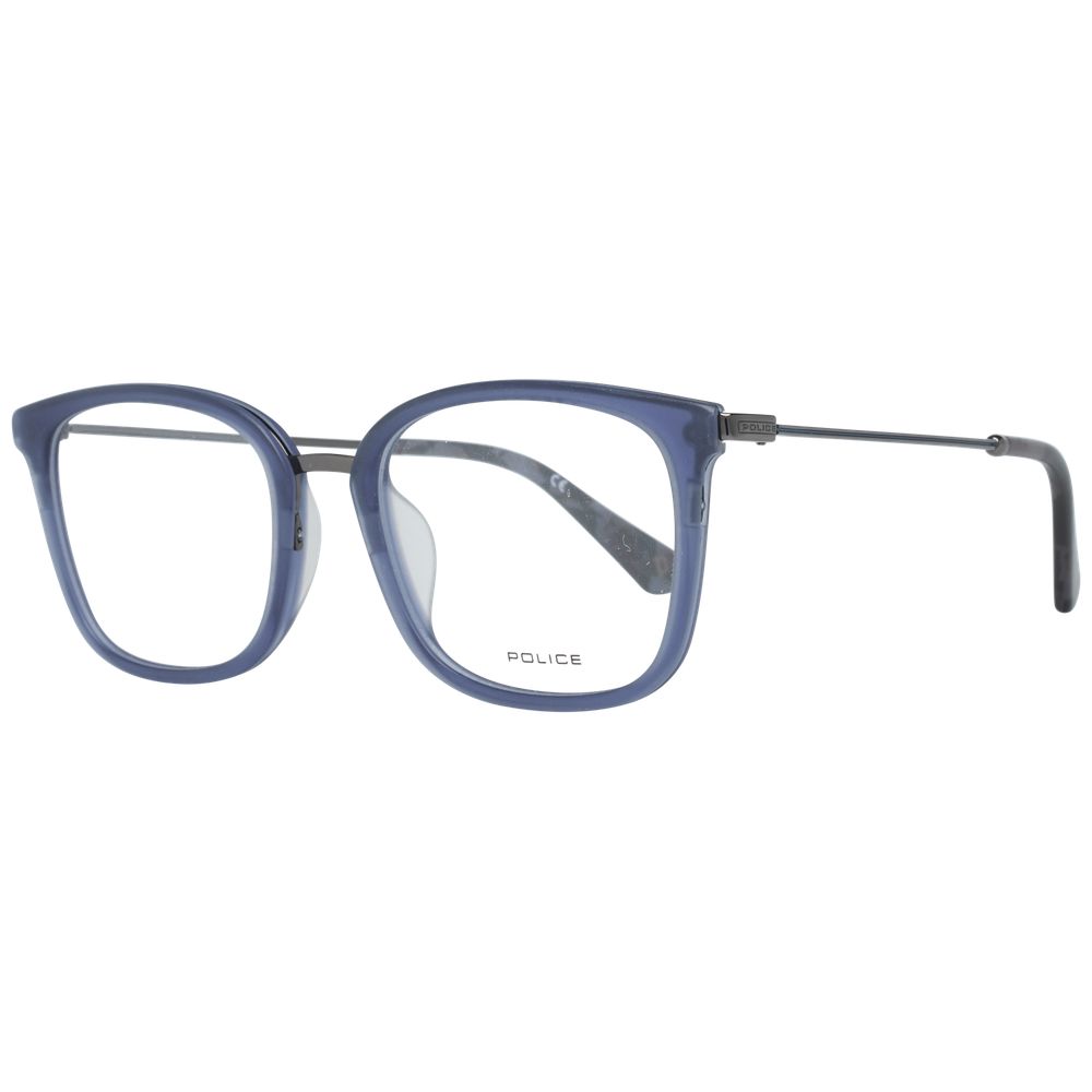 Police Blue Men Glasses Frame