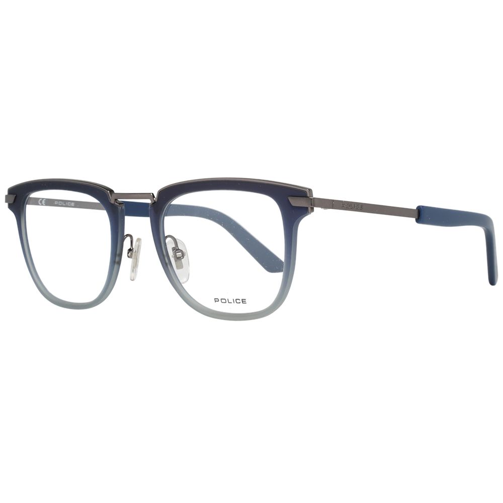 Police Blue Metal & Plastic Glasses (Frames)
