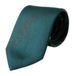 Dolce & Gabbana Green Printed 100% Silk Adjustable Men Tie KRA3298