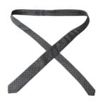 Dolce & Gabbana Black 100% Silk Patterned Adjustable Men Tie KRA3302
