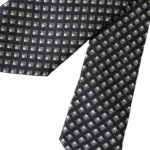 Dolce & Gabbana Black 100% Silk Patterned Adjustable Men Tie KRA3302