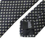 Dolce & Gabbana Black 100% Silk Patterned Adjustable Men Tie KRA3302