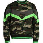 Dolce & Gabbana Multicolor Camouflage Sweatshirt Sweater Dolce & Gabbana Dark Slate Gray