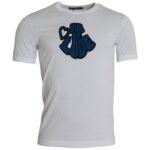 Dolce & Gabbana White King Of Love Round Neck Short Sleeves T-shirt Dolce & Gabbana Gray