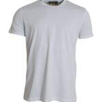 Dolce & Gabbana White Cotton Roundneck Short Sleeve T-shirt Dolce & Gabbana Gray