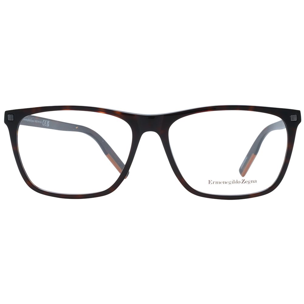 Ermenegildo Zegna Brown Men Optical Frames ER-1053508