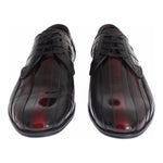 Dolce & Gabbana Black Bordeaux Leather Dress Formal Shoes SIG17161-2