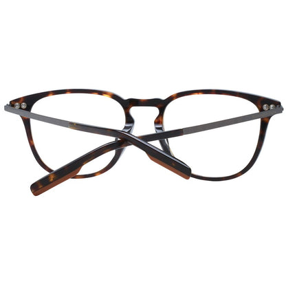 Ermenegildo Zegna Brown Plastic Glasses (Frames)