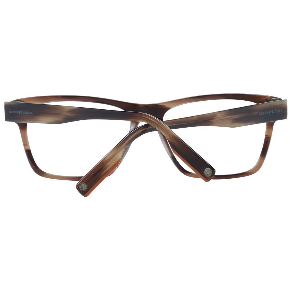 Ermenegildo Zegna Brown Men Optical Frames ER-1053518