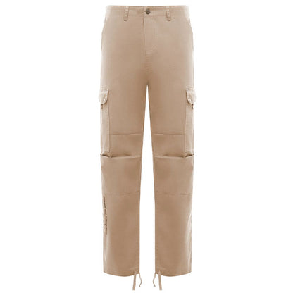 Comme Des Fuckdown Beige Cotton Men Cargo Trouser