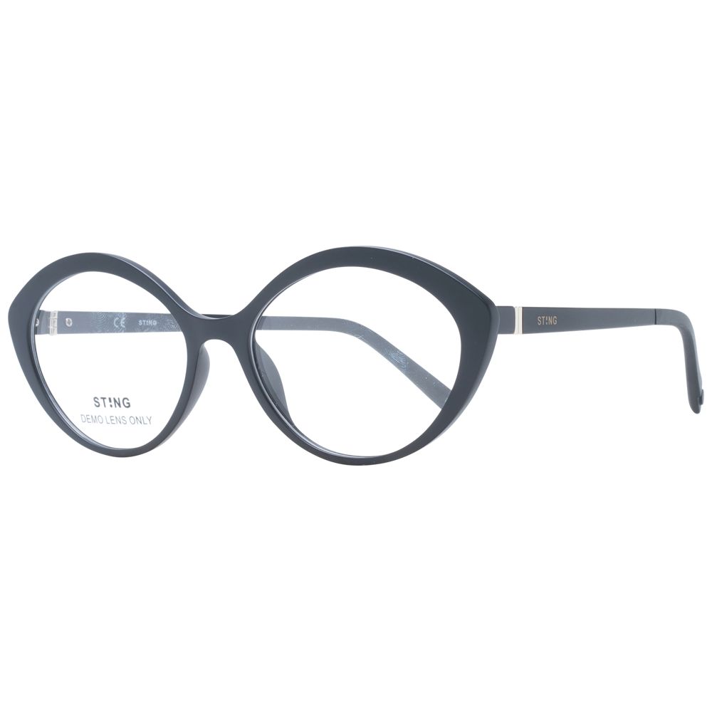 Sting Black Plastic Glasses (Frames)