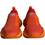 Dolce & Gabbana Orange Airmaster Low Top Men Sneakers Shoes Dolce & Gabbana Firebrick