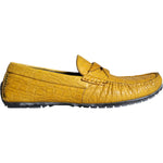 Dolce & Gabbana Yellow Leather Slip Mocassin Loafers Shoes MV5930-39
