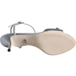Dolce & Gabbana Silver Crystal AnkleStrap Keira Sandals Shoes LA11353-40